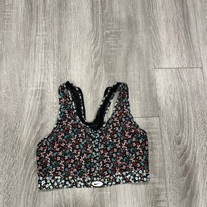 Floral Nike sports bra